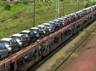 Transporte de Veiculos Trem